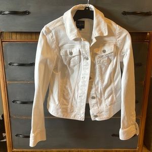 The Limited White Denim Jacket